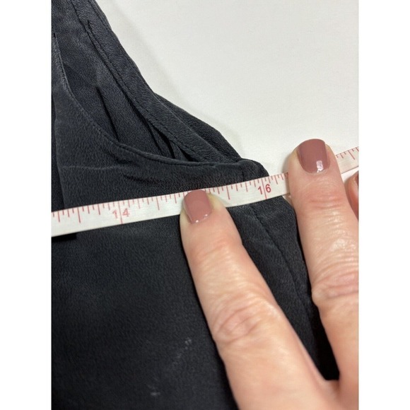 Anine Bing Sleeveless Shift Dress Black XS Overlay Layered - Picture 5 of 11